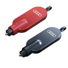 Load image into Gallery viewer, Audi Logo Seat Belt Cutter and Hammer