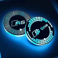 Load image into Gallery viewer, 2 Pcs Audi LED Cup Coasters Pads