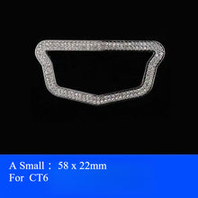 Load image into Gallery viewer, Cadillac Rhinestones Steering Wheel Emblem Sticker - 58 x 22mm.
