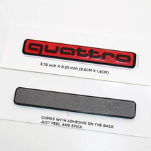 Load image into Gallery viewer, Audi Quattro Badge Emblem