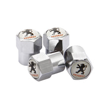 Load image into Gallery viewer, 4pcs Peugeot Logo Tire Valve Caps