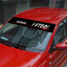 Load image into Gallery viewer, Powered By Honda Reflective Windshield Sticker