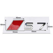 Load image into Gallery viewer, Audi Trunk Emblem Metal - Silver