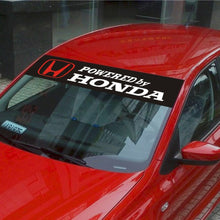 Load image into Gallery viewer, Powered By Honda Reflective Windshield Sticker