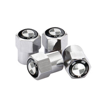 Load image into Gallery viewer, 4pcs BMW Black&White Logo Tire Valve Caps