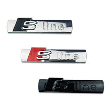 Load image into Gallery viewer, S-Line Emblem For Audi - 72 x 15 mm.