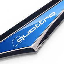 Load image into Gallery viewer, 2pcs Audi Sline Quattro Fender Emblem