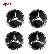 Load image into Gallery viewer, 56/60/65/75mm Mercedes-Benz Wheel Center Hub Aluminum Stickers