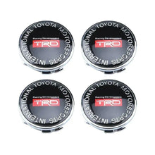 Load image into Gallery viewer, 4pcs 60mm Toyota TRD Logo Wheel Center Caps