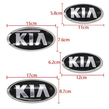 Load image into Gallery viewer, ABS Car Front Emblem Rear Trunk Modified Badge for KIA