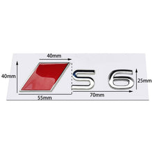 Load image into Gallery viewer, Audi Trunk Emblem Metal - Silver