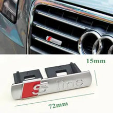 Load image into Gallery viewer, Audi S line Grille Emblem