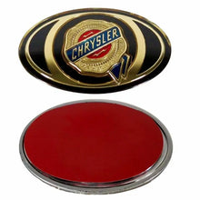 Load image into Gallery viewer, Chrysler Grille Emblem - Black+Gold