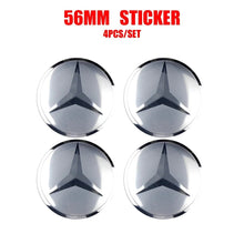 Load image into Gallery viewer, 56/60/65/75mm Mercedes-Benz Wheel Center Hub Aluminum Stickers