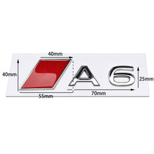 Load image into Gallery viewer, Audi Trunk Emblem Metal - Silver