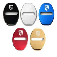 Load image into Gallery viewer, 4pcs Porsche Logo Door Lock Cover for Boxster S Cayman ect