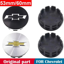 Load image into Gallery viewer, 4pcs 60mm Chevrolet Wheel Hub Center Caps