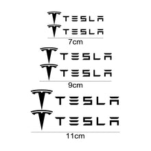 Load image into Gallery viewer, Set Tesla Wheel Brake Caliper Sticker