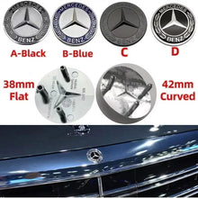 Load image into Gallery viewer, Mercedes-Benz 38mm Front Grille Emblem - Flat/Curved