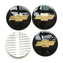 Load image into Gallery viewer, 4pcs 56mm Chevrolet Logo Wheel Centre Stickers
