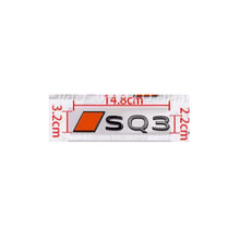 Load image into Gallery viewer, Audi ABS Trunk Emblem - Red