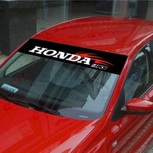 Load image into Gallery viewer, Powered By Honda Reflective Windshield Sticker