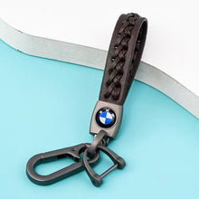 Load image into Gallery viewer, BMW Car Logo Leather Keychain - Style B