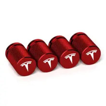 Load image into Gallery viewer, 4pcs Tesla Logo Tire Valve Caps - A