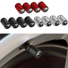 Load image into Gallery viewer, 4pcs Tesla Tire Valve Caps