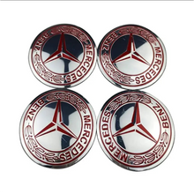 Load image into Gallery viewer, 56/60/65/75mm Mercedes-Benz Wheel Center Hub Aluminum Stickers