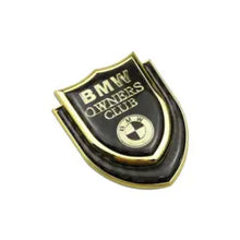 Load image into Gallery viewer, BMW Logo Owners Club Shield Emblem Sticker