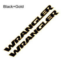 Load image into Gallery viewer, 2pcs Jeep Wrangler Hood Vinyl Stickers - 80x7.5cm