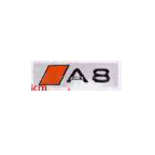Load image into Gallery viewer, Audi ABS Trunk Emblem - Red