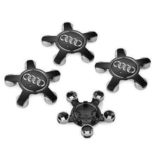 Load image into Gallery viewer, 4pcs 135mm Audi Logo Wheel Center Hub Caps 4F0601165N