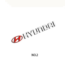 Load image into Gallery viewer, Hyundai Reflective Windshield Sticker