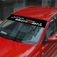 Load image into Gallery viewer, Mitsubishi Reflective Windshield Sticker