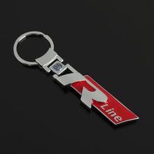 Load image into Gallery viewer, Volkswagen R-Line Metal Keychain