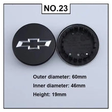 Load image into Gallery viewer, 4pcs 60mm Chevrolet Wheel Hub Center Caps