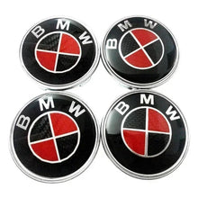 Load image into Gallery viewer, 4pcs 68mm BMW Wheel Center Caps-Different Colors