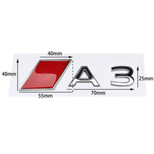 Load image into Gallery viewer, Audi Trunk Emblem Metal - Silver