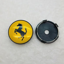 Load image into Gallery viewer, 4pcs 60mm Ferrari Wheel Hub Center Caps