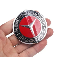 Load image into Gallery viewer, 56/60/65/75mm Mercedes-Benz Wheel Center Hub Aluminum Stickers
