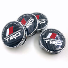 Load image into Gallery viewer, 4pcs 60mm Toyota TRD Logo Wheel Center Caps