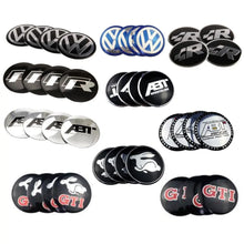 Load image into Gallery viewer, 4pcs Volkswagen / GTI / ABT / R-Line Wheel Hub Sticker 60 / 65mm