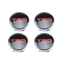 Load image into Gallery viewer, 4pcs 60mm Toyota TRD Logo Wheel Center Caps