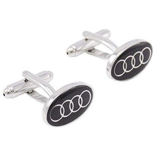 Load image into Gallery viewer, 2pcs Audi Logo Men's Shirt Cufflinks