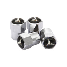 Load image into Gallery viewer, 4pcs Mercedes-Benz Logo Tire Valve Caps