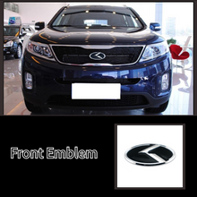 Load image into Gallery viewer, 7pcs/Set Kia K Front/Trunk Emblem, Steering Wheel Sticker and Wheel Center Caps