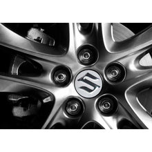 Load image into Gallery viewer, 4pcs 56mm Suzuki Logo Silver Wheel Centre Stickers