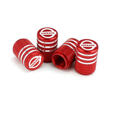 Load image into Gallery viewer, 4pcs Nissan Logo Tire Valve Caps